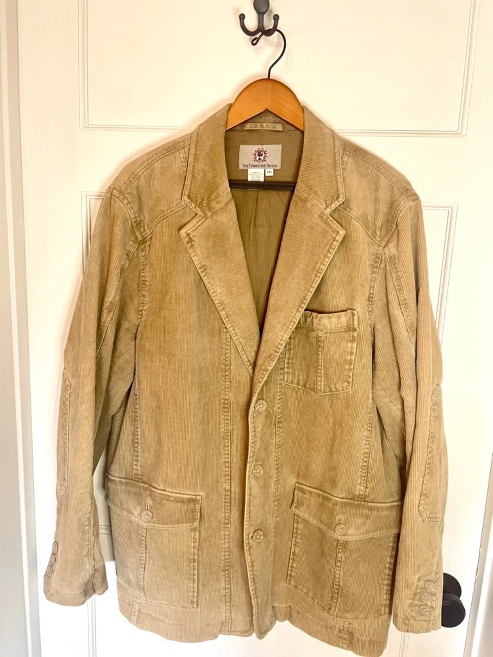 VTG Men's Tan Corduroy Coat‎ Suit Jacket